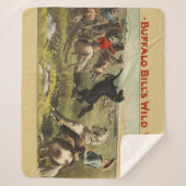 Couverture Sherpa Les Chevaux de l'Ouest sauvage de Buffalo Bill (Devant)