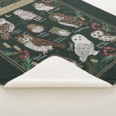 Couverture Sherpa Les Chouettes trouvées en Alaska Sherpa Blanket (3/4)