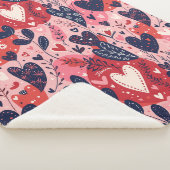 Couverture Sherpa Les Coeurs Romantiques Endouillent Cette Saint-Val (3/4)