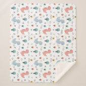 Couverture Sherpa Les dinosaures ! Sherpa Blanket (Devant)