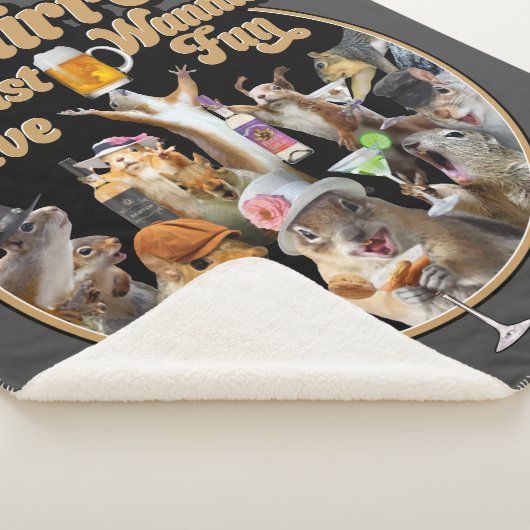 Couverture Sherpa Les Écureuils Veux Juste S'Amuser (3/4)