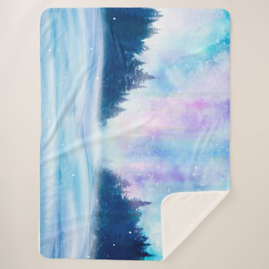 Couverture Sherpa Les feux d'hiver du Nord (Devant)