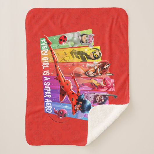 Couverture Sherpa Les filles miraculeuses | Chaque fille est un supe (Devant)