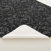 Couverture Sherpa Les Fruits sautés | Fruit surface pattern 2 (3/4)