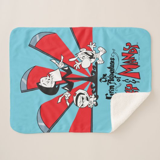 Couverture Sherpa Les Grandes Aventures de Billy & Mandy Scythes Art (Devant (Horizontal))