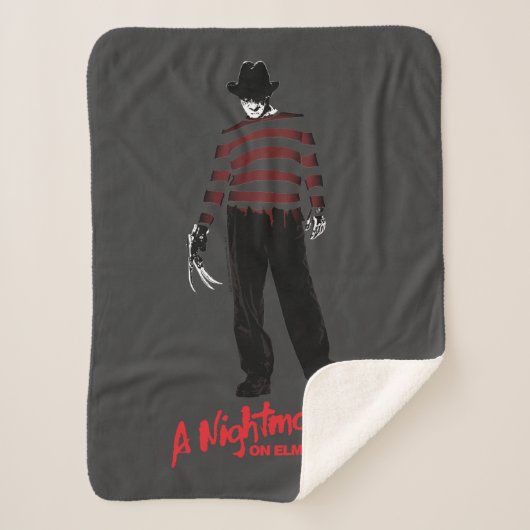 Couverture Sherpa Les Griffes de la nuit | Freddy Krueger (Devant)