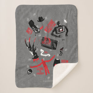 Couverture Sherpa Les Griffes de la nuit Freddy Krueger Talk