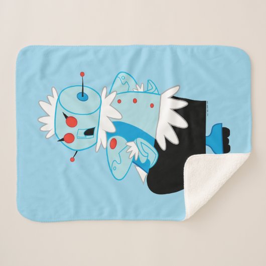 Couverture Sherpa Les Jestons | Rosie le robot (Devant (Horizontal))