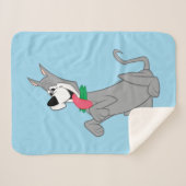 Couverture Sherpa Les Jetsons | Astro Leur Chien (Devant (Horizontal))
