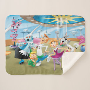 Couverture Sherpa Les Jetsons Family Dance Party
