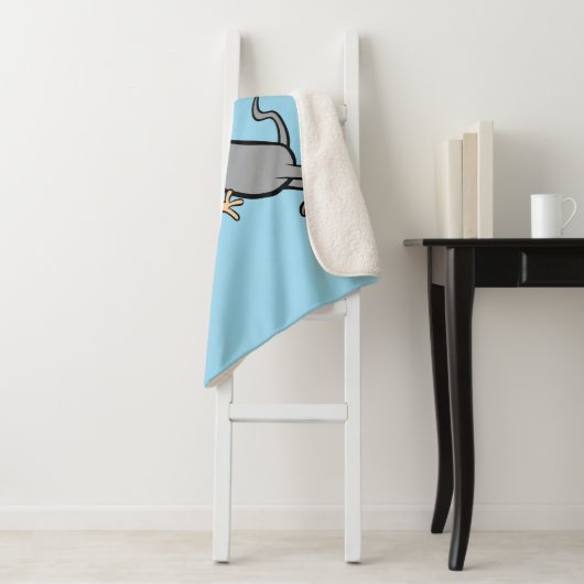 Couverture Sherpa Les Jetsons | George & Astro Hug (En situation)