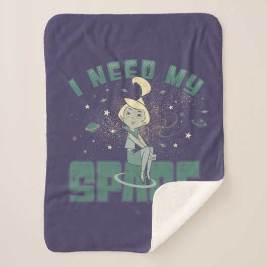 Couverture Sherpa Les Jetsons | J'Ai Besoin De Mon Espace (Devant)