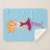 Couverture Sherpa Les Jetsons | Jane Sa Femme (Devant (Horizontal))