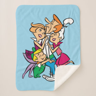 Couverture Sherpa Les Jetsons   La famille