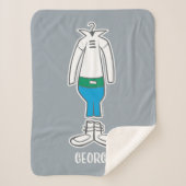 Couverture Sherpa Les Jetsons | Le costume de George (Devant)