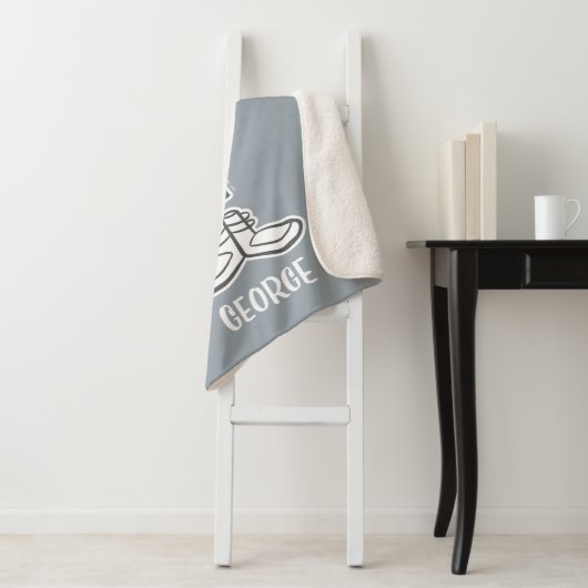 Couverture Sherpa Les Jetsons | Le costume de George (En situation)