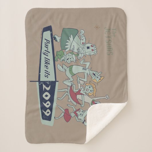 Couverture Sherpa Les Jetsons | Party Like It's 2099 (Devant)