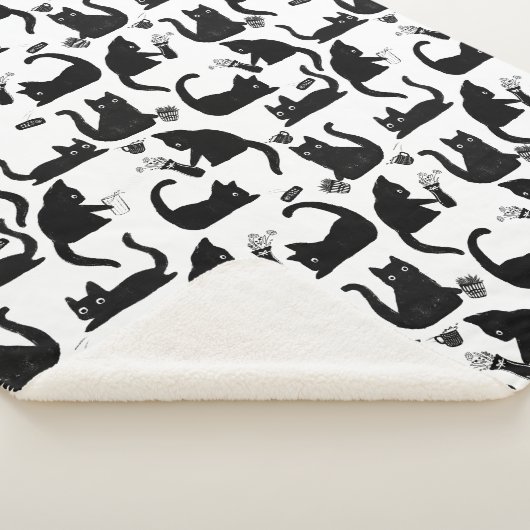 Couverture Sherpa Les mauvais chats frappent des trucs sur (3/4)