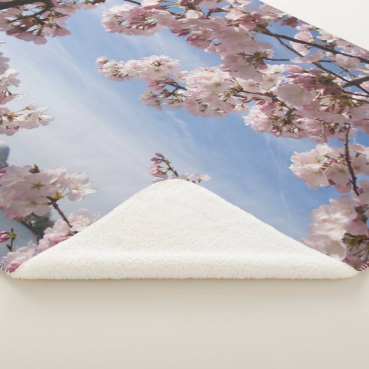Couverture Sherpa Les monuments | Jefferson Memorial Cherry Blossoms (3/4)