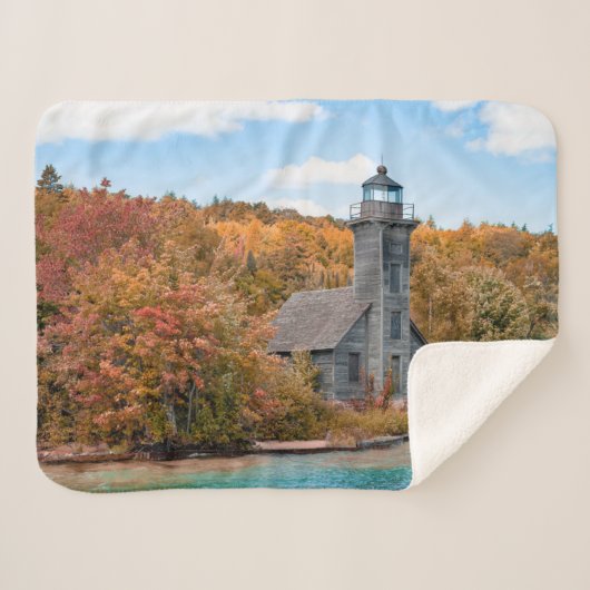 Couverture Sherpa Les phares | Grand Island East Channel Light (Devant (Horizontal))