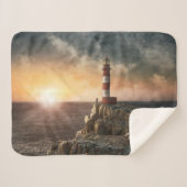 Couverture Sherpa Les phares | Phare rouge et blanc (Devant (Horizontal))