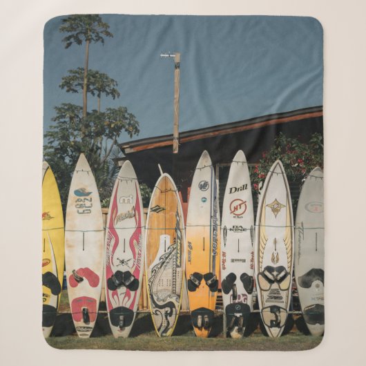 Couverture Sherpa Les planches de surf sont en plein champ (Devant)