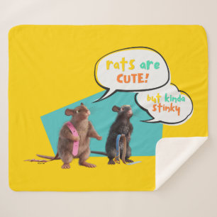 Couverture Sherpa Les Rats Sont Mignons Mais Plutôt Stinky