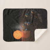 Couverture Sherpa Les Sept Planètes De Trappist-1 En Orbite Autour D (Devant (Horizontal))