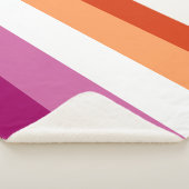 Couverture Sherpa Lesbian Pride Flag LGBTQ (3/4)