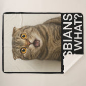 Couverture Sherpa Lesbians Eat What Funny (Devant (Horizontal))