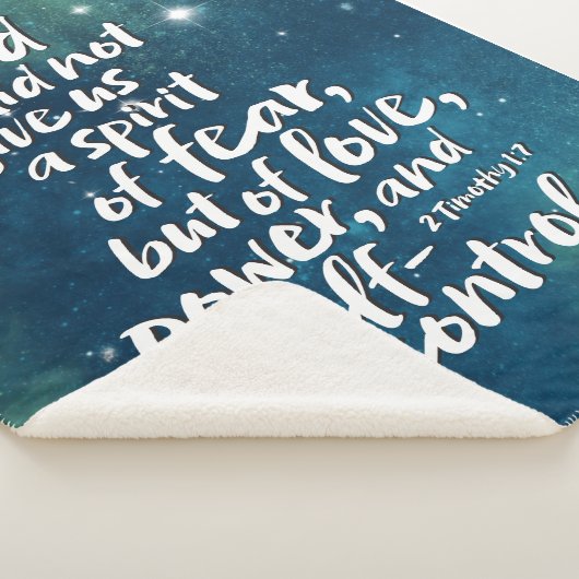 Couverture Sherpa L'Esprit d'Amour de DIEU - AUCUNE PEUR - Verse de (3/4)