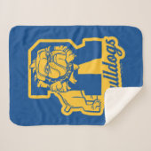 Couverture Sherpa Letterman Riverdale Bulldogs (Devant (Horizontal))