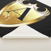 Couverture Sherpa Lettre A Alphabet majuscule (3/4)