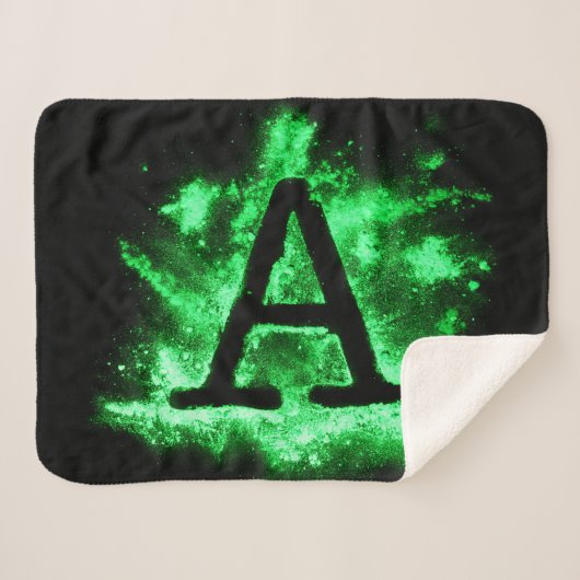 COUVERTURE SHERPA LETTRE A MAJUSCULE VERTE (Devant (Horizontal))
