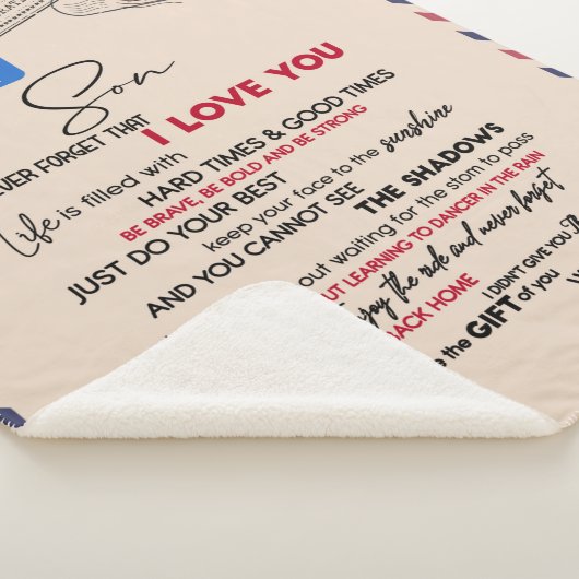 Couverture Sherpa Lettre à mon fils de maman (3/4)