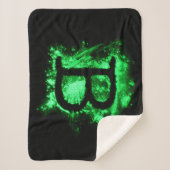 Couverture Sherpa Lettre B - Alphabet majuscule vert (Devant)