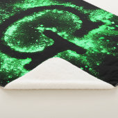 COUVERTURE SHERPA LETTRE G MAJUSCULE VERTE (3/4)