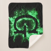 COUVERTURE SHERPA LETTRE G MAJUSCULE VERTE (Devant)