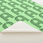 Couverture Sherpa LETTRE INITIALE celtique B Knot celtique (3/4)