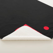 COUVERTURE SHERPA LETTRE INITIALE NOIRE ROUGE LETTRE NOIRE PLACE (3/4)