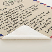 Couverture Sherpa Lettre personnalisée à mon fils de maman (3/4)