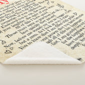 Couverture Sherpa Lettre personnalisée à pour mon fils (3/4)