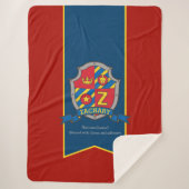 Couverture Sherpa Lettre Z Nom personnalisé Zachary signifiant armoi (Devant)