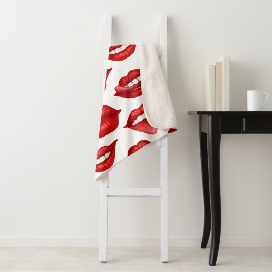 Couverture Sherpa Lèvres (En situation)