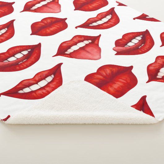 Couverture Sherpa Lèvres (3/4)