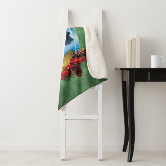 Couverture Sherpa L'Express polaire | Arrivée du train encadré de va (En situation)