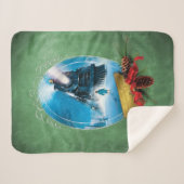 Couverture Sherpa L'Express polaire | Arrivée du train encadré de va (Devant (Horizontal))