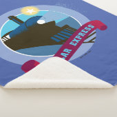 Couverture Sherpa L'Express polaire | Insigne de train Vintage (3/4)