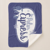 Couverture Sherpa L'Express polaire | Ours polaires Retro Graphisme (Devant)