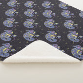 Couverture Sherpa Lézard de Zentangle (3/4)